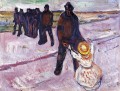 Trabajador y niño 1908 Edvard Munch Expresionismo